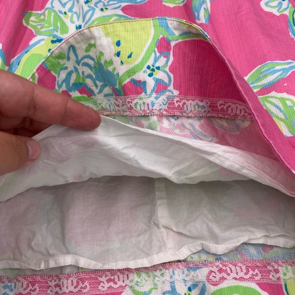 Lilly Pulitzer pink floral sleeveless size 2 Dress - Picture 8 of 12